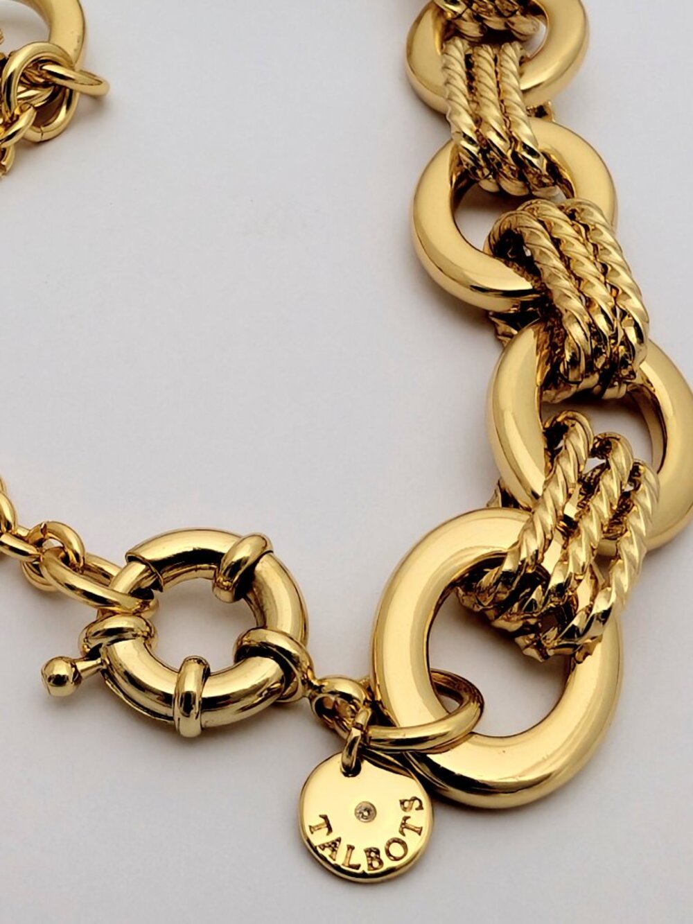 Talbots Polished Gold Link Chain Necklace - Picture 5 of 6